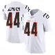 ＃44 Men's Clay Johnston White Limited Cincinnati Bengals Vapor Untouchable Jersey