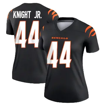 ＃44 Women's Demetrius Knight Jr. Black Legend Cincinnati Bengals Jersey
