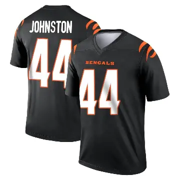 ＃44 Youth Clay Johnston Black Legend Cincinnati Bengals Jersey