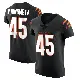 ＃45 Men's Maema Njongmeta Black Elite Cincinnati Bengals Team Color Vapor Untouchable Jersey