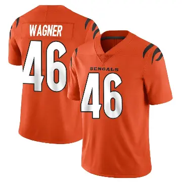 ＃46 Men's William Wagner Orange Limited Cincinnati Bengals Vapor Untouchable Jersey