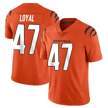 ＃47 Men's Shaquan Loyal Orange Limited Cincinnati Bengals Vapor Untouchable Jersey
