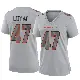 ＃47 Women's Shaquan Loyal Gray Game Cincinnati Bengals Atmosphere Fashion Jersey