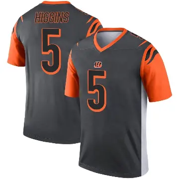 ＃5 Youth Tee Higgins Legend Cincinnati Bengals Silver Jersey