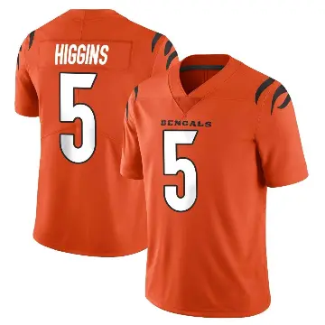 ＃5 Youth Tee Higgins Orange Limited Cincinnati Bengals Vapor Untouchable Jersey