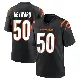 ＃50 Youth Shaka Heyward Black Game Cincinnati Bengals Team Color Jersey