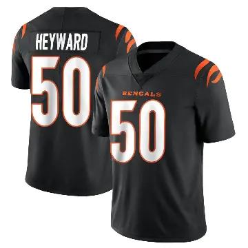 ＃50 Youth Shaka Heyward Black Limited Cincinnati Bengals Team Color Vapor Untouchable Jersey