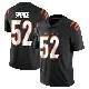 ＃52 Men's Noah Spence Black Limited Cincinnati Bengals Team Color Vapor Untouchable Jersey