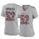 ＃52 Women's Noah Spence Gray Game Cincinnati Bengals Atmosphere Fashion Jersey