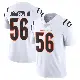＃56 Men's Raymond Johnson III White Limited Cincinnati Bengals Vapor Untouchable Jersey
