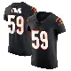 ＃59 Men's Craig Young Black Elite Cincinnati Bengals Team Color Vapor Untouchable Jersey