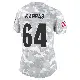 ＃64 Women's Ted Karras Arctic Camo Limited Cincinnati Bengals 2024 Salute to Service Jersey
