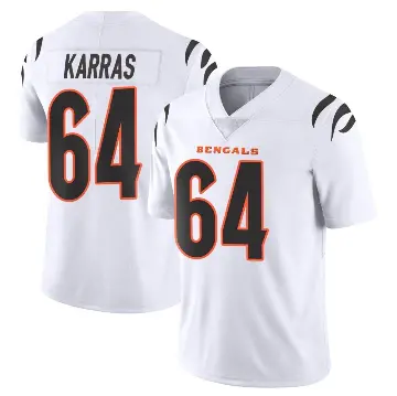 ＃64 Youth Ted Karras White Limited Cincinnati Bengals Vapor Untouchable Jersey
