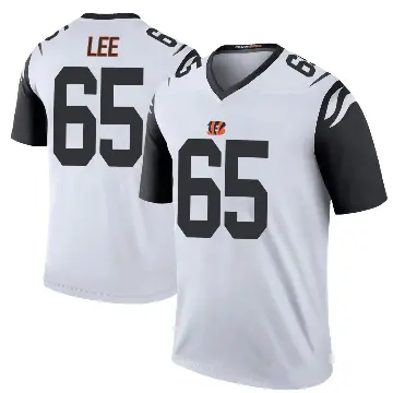 ＃65 Men's Matt Lee White Legend Cincinnati Bengals Color Rush Jersey