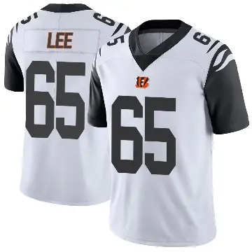 ＃65 Men's Matt Lee White Limited Cincinnati Bengals Color Rush Vapor Untouchable Jersey