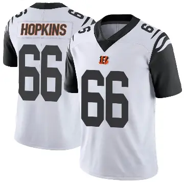 ＃66 Men's Trey Hopkins White Limited Cincinnati Bengals Color Rush Vapor Untouchable Jersey