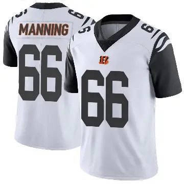 ＃66 Youth Tashawn Manning White Limited Cincinnati Bengals Color Rush Vapor Untouchable Jersey