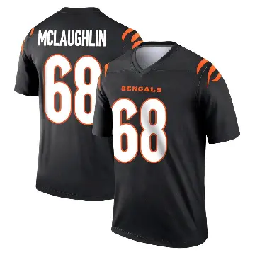 ＃68 Men's Seth McLaughlin Black Legend Cincinnati Bengals Jersey