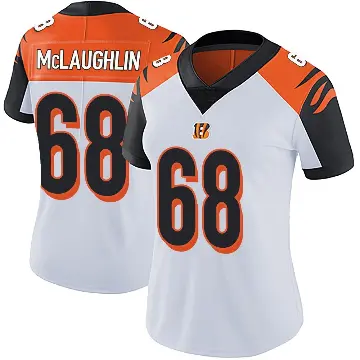 ＃68 Women's Seth McLaughlin White Limited Cincinnati Bengals Vapor Untouchable Jersey
