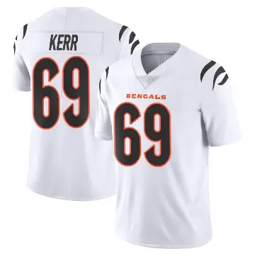 ＃69 Youth Zach Kerr White Limited Cincinnati Bengals Vapor Untouchable Jersey