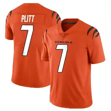 ＃7 Men's Drew Plitt Orange Limited Cincinnati Bengals Vapor Untouchable Jersey