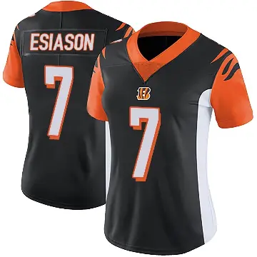 ＃7 Women's Boomer Esiason Black Limited Cincinnati Bengals Team Color Vapor Untouchable Jersey