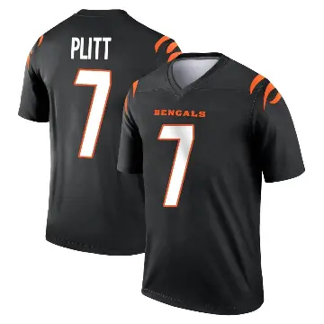 ＃7 Youth Drew Plitt Black Legend Cincinnati Bengals Jersey