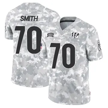 ＃70 Youth D'Ante Smith Arctic Camo Limited Cincinnati Bengals 2024 Salute to Service Jersey