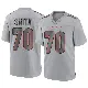 ＃70 Youth D'Ante Smith Gray Game Cincinnati Bengals Atmosphere Fashion Jersey