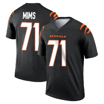 ＃71 Men's Amarius Mims Black Legend Cincinnati Bengals Jersey