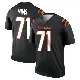 ＃71 Men's Amarius Mims Black Legend Cincinnati Bengals Jersey