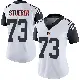 ＃73 Women's Andrew Stueber White Limited Cincinnati Bengals Color Rush Vapor Untouchable Jersey