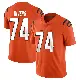 ＃74 Youth Jalen Rivers Orange Limited Cincinnati Bengals Vapor Untouchable Jersey