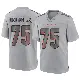 ＃75 Men's Orlando Brown Jr. Gray Game Cincinnati Bengals Atmosphere Fashion Jersey