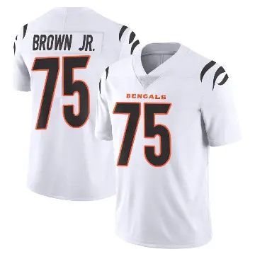 ＃75 Men's Orlando Brown Jr. White Limited Cincinnati Bengals Vapor Untouchable Jersey