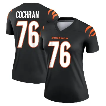 ＃76 Women's Devin Cochran Black Legend Cincinnati Bengals Jersey