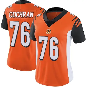 ＃76 Women's Devin Cochran Orange Limited Cincinnati Bengals Vapor Untouchable Jersey
