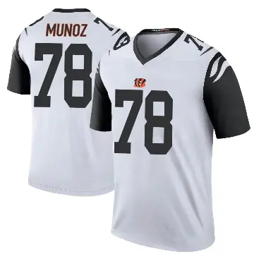 ＃78 Men's Anthony Munoz White Legend Cincinnati Bengals Color Rush Jersey