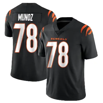 ＃78 Youth Anthony Munoz Black Limited Cincinnati Bengals Team Color Vapor Untouchable Jersey