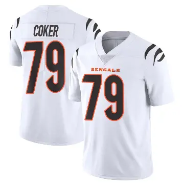 ＃79 Men's Andrew Coker White Limited Cincinnati Bengals Vapor Untouchable Jersey