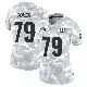 ＃79 Women's Andrew Coker Arctic Camo Limited Cincinnati Bengals 2024 Salute to Service Jersey
