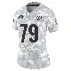 ＃79 Women's Andrew Coker Arctic Camo Limited Cincinnati Bengals 2024 Salute to Service Jersey
