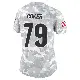 ＃79 Women's Andrew Coker Arctic Camo Limited Cincinnati Bengals 2024 Salute to Service Jersey