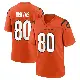 ＃80 Men's Andrei Iosivas Orange Game Cincinnati Bengals Jersey