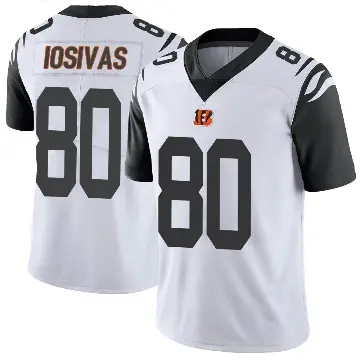 ＃80 Men's Andrei Iosivas White Limited Cincinnati Bengals Color Rush Vapor Untouchable Jersey
