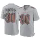 ＃80 Youth Andrei Iosivas Gray Game Cincinnati Bengals Atmosphere Fashion Jersey