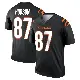 ＃87 Men's Tanner Hudson Black Legend Cincinnati Bengals Jersey