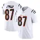 ＃87 Youth Tanner Hudson White Limited Cincinnati Bengals Vapor Untouchable Jersey