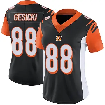 ＃88 Women's Mike Gesicki Black Limited Cincinnati Bengals Team Color Vapor Untouchable Jersey