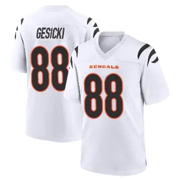 ＃88 Youth Mike Gesicki White Game Cincinnati Bengals Jersey
